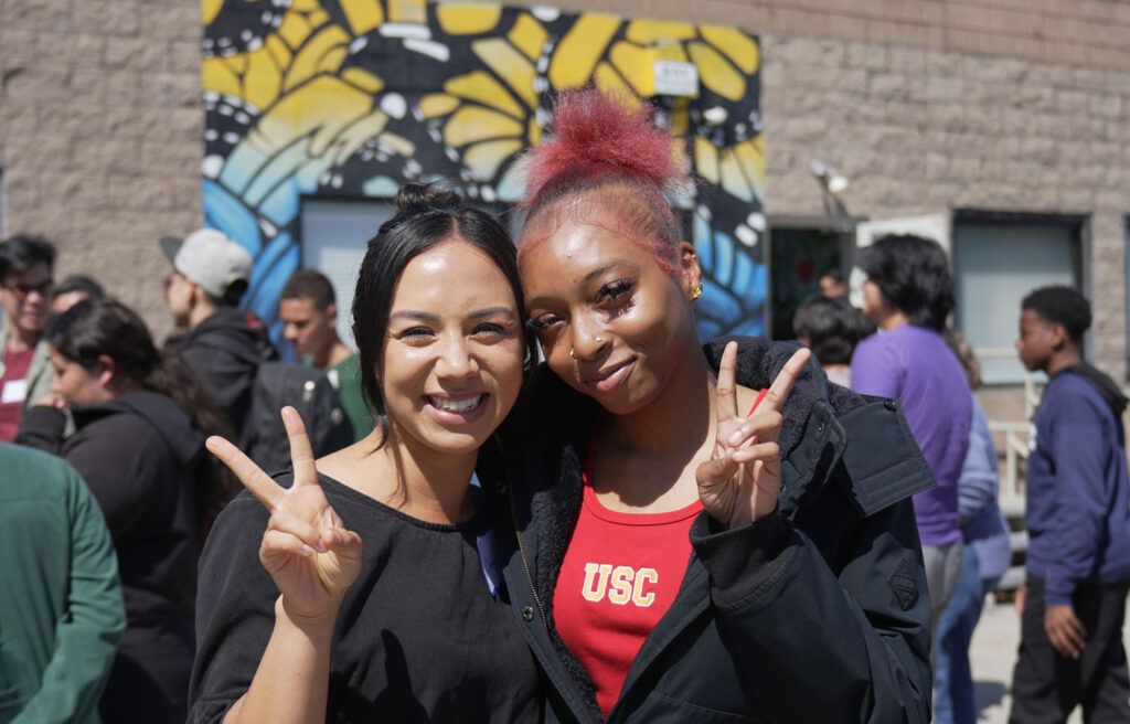 Dayspring staff at Rise Bless the School Day